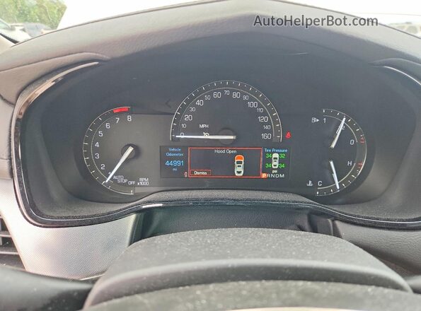 1G6AP5SX0J0170533 2018 CADILLAC CTS White Vista del cuadro de instrumentos