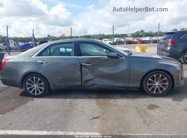 1G6AR5SS1G0177305 2016 CADILLAC CTS Серый Вид задней части салона