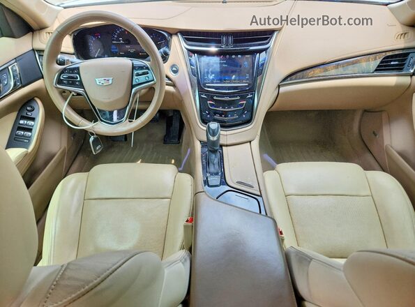 1G6AR5SS3G0160201 2016 CADILLAC CTS White Widok deski rozdzielczej