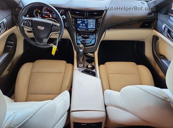 1G6AR5SS5K0100820 2019 CADILLAC CTS Burgundy Առջևի վահանակի տեսք