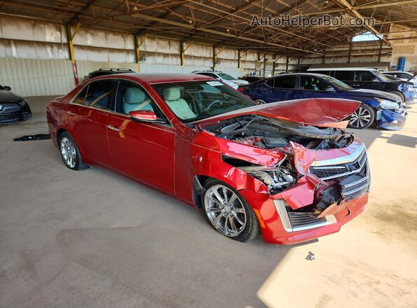 1G6AR5SS5K0100820 2019 CADILLAC CTS Burgundy Առջևի աջ