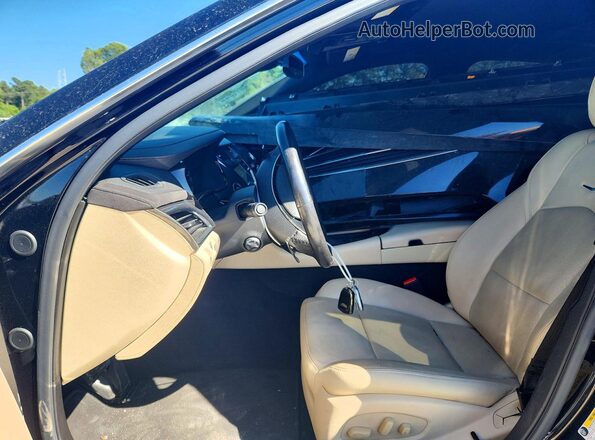 1G6AR5SS6K0142591 2019 CADILLAC CTS Black Widok wnętrza z przodu