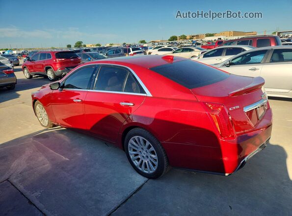 1G6AR5SS8H0214299 2017 CADILLAC CTS Red Trasero izquierdo