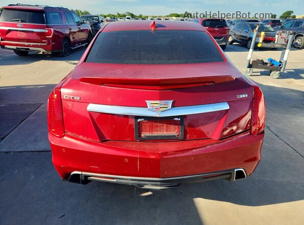 1G6AR5SS8H0214299 2017 CADILLAC CTS Red Vista trasera