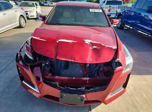 1G6AR5SS8H0214299 2017 CADILLAC CTS Red Vista frontal