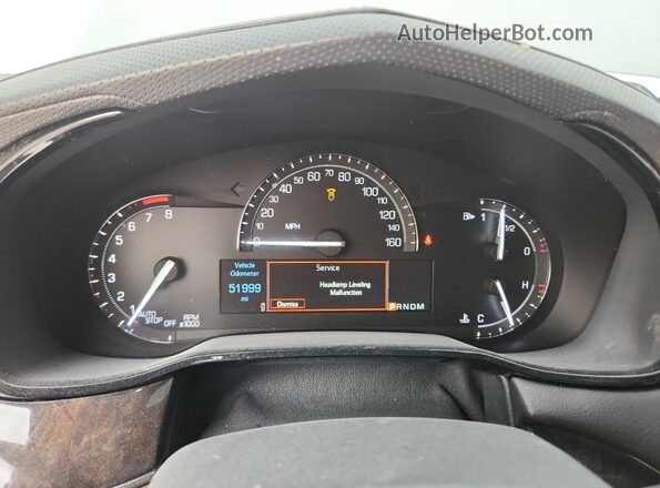 1G6AR5SSXJ0179562 2018 CADILLAC CTS White Vista del cuadro de instrumentos