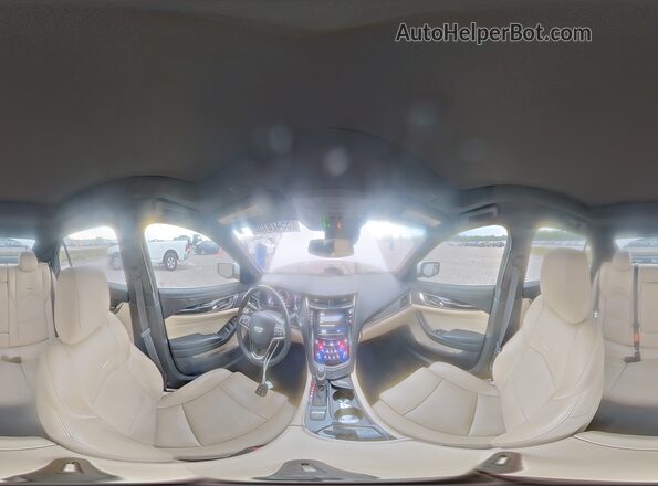 1G6AR5SSXJ0179562 2018 CADILLAC CTS White Vista interior de 360 grados