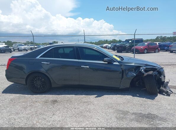 1G6AR5SX1G0107654 2016 CADILLAC CTS Gray Rear interior view