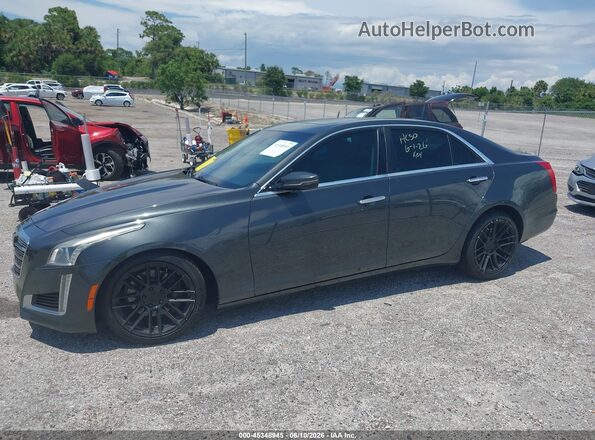 1G6AR5SX1G0107654 2016 CADILLAC CTS Gray 360 interior view