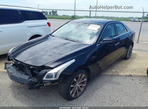 1G6AR5SX2G0103600 2016 CADILLAC CTS Black Առջևի ձախ երեք քառորդ տեսարան