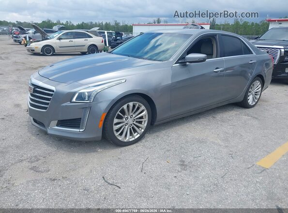 1G6AR5SX2K0135147 2019 CADILLAC CTS Gray წინა მარცხენა ხედი სამი მეოთხედიდან