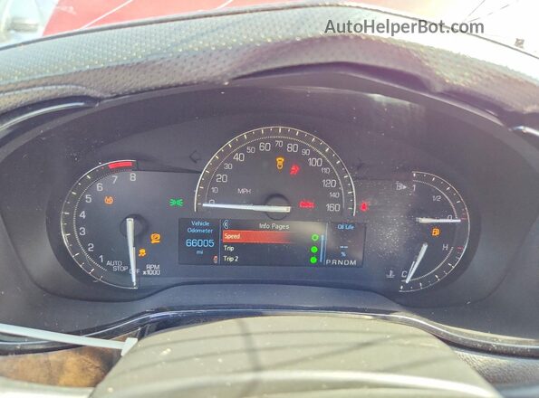 1G6AR5SX9J0148539 2018 CADILLAC CTS Red Սարքավորումների վահանակի տեսք