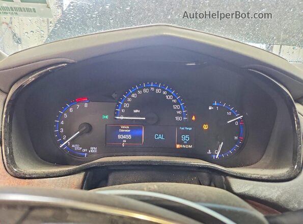 1G6AW5SX0G0109078 2016 CADILLAC CTS Серый Вид щитка приборов