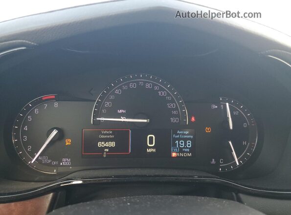 1G6AX5SS0K0119362 2019 CADILLAC CTS Black ხელსაწყოთა პანელის ხედი