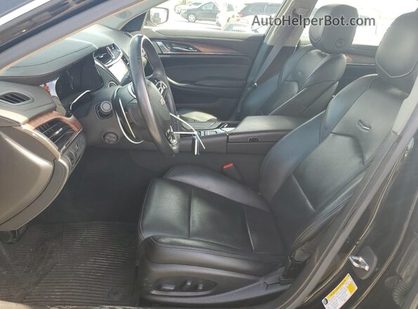 1G6AX5SS0K0119362 2019 CADILLAC CTS Black წინა სალონის ხედი