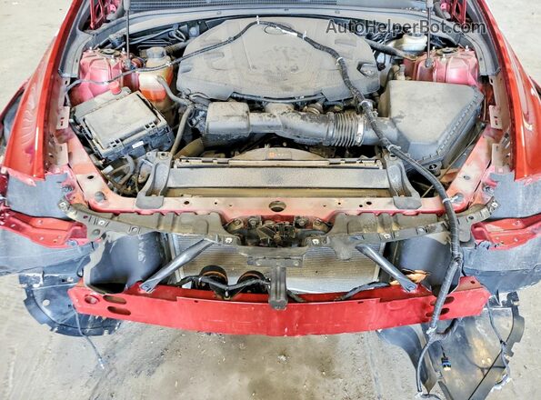 1G6AX5SS2G0134467 2016 CADILLAC CTS Red Rear interior view