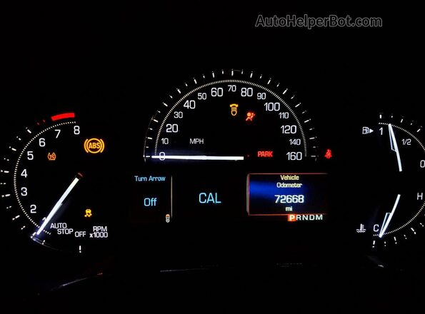 1G6AX5SS3H0176681 2017 CADILLAC CTS Gray Вид щитка приладів