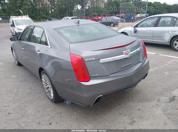 1G6AX5SX2K0146543 2019 CADILLAC CTS Gray Задня ліва чверть