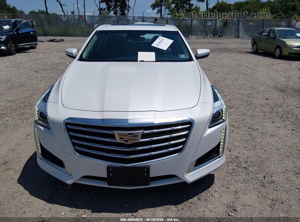 1G6AX5SX4K0136869 2019 CADILLAC CTS White ხელსაწყოთა პანელის ხედი