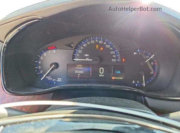 1G6AX5SX6G0104240 2016 CADILLAC CTS Белый Вид щитка приборов