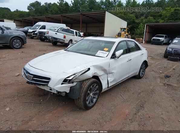 1G6AX5SX8G0111965 2016 CADILLAC CTS White წინა მარცხენა ხედი სამი მეოთხედიდან