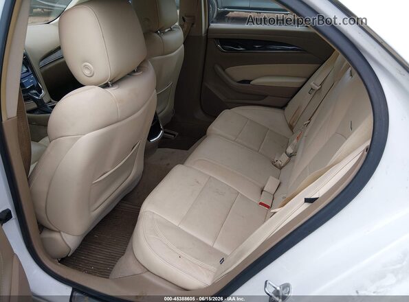 1G6AX5SX8G0111965 2016 CADILLAC CTS White VIN კოდის სტიკერის ხედი