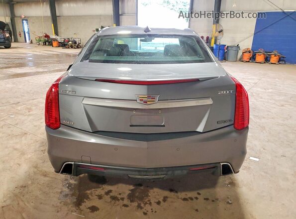 1G6AX5SX9J0161491 2018 CADILLAC CTS Gray Rear view