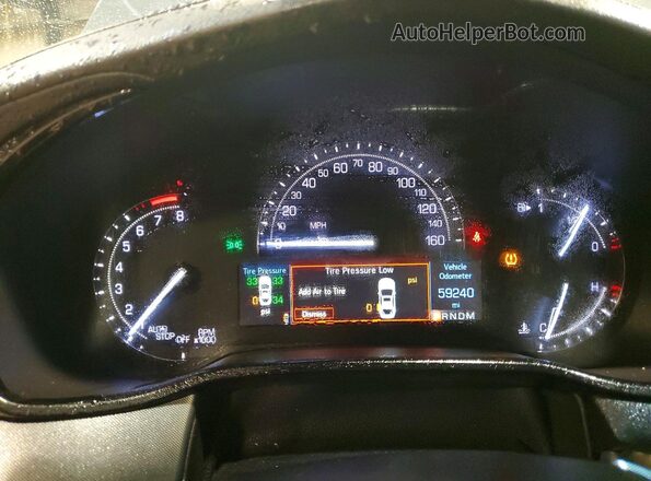 1G6AX5SX9J0161491 2018 CADILLAC CTS Gray Instrument cluster view