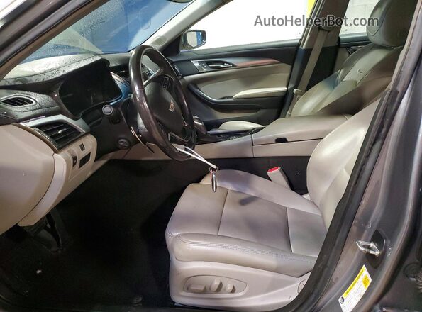 1G6AX5SX9J0161491 2018 CADILLAC CTS Gray Front interior view