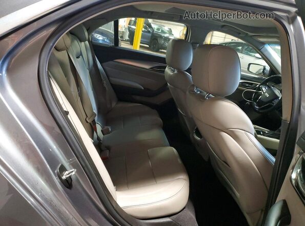 1G6AX5SX9J0161491 2018 CADILLAC CTS Gray Rear seats view