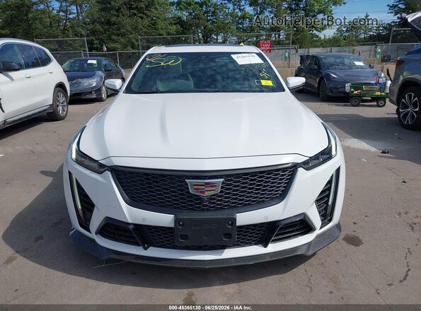 1G6D35R66R0811010 2024 CADILLAC CT5 White Вид щитка приладів