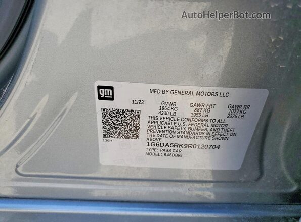 1G6DA5RK9R0120704 2024 CADILLAC CT4 Silver Շարժիչի բաժամունքի տեսք