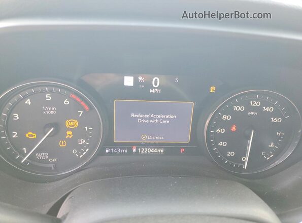 1G6DB5RL6L0131611 2020 CADILLAC CT4 White Вид щитка приладів