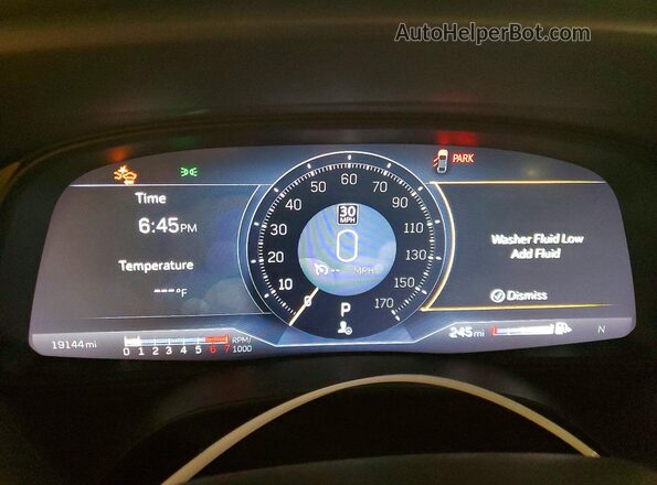 1G6DB5RL6N0110518 2022 CADILLAC CT4 Blue Вид щитка приладів