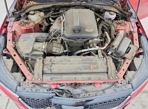 1G6DC5RK3N0121674 2022 CADILLAC CT4 Красный Вид задней части салона