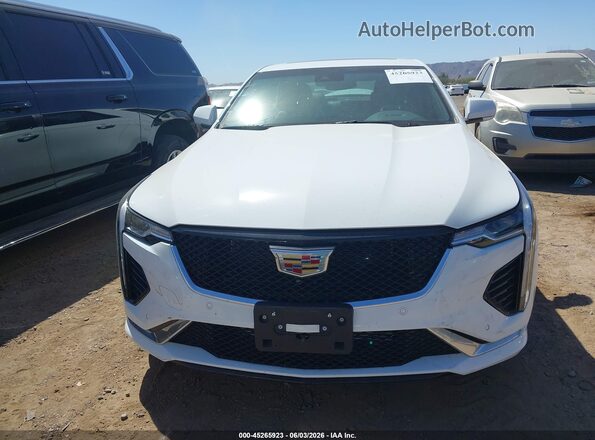 1G6DC5RK8R0123863 2024 CADILLAC CT4 White Widok zestawu wskaźników