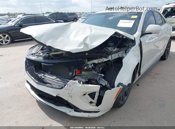 1G6DD5RL7M0144282 2021 CADILLAC CT4 Белый Вид спереди