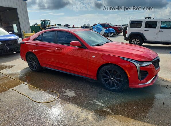 1G6DG5RK8M0107630 2021 CADILLAC CT4 Red Передня права чверть