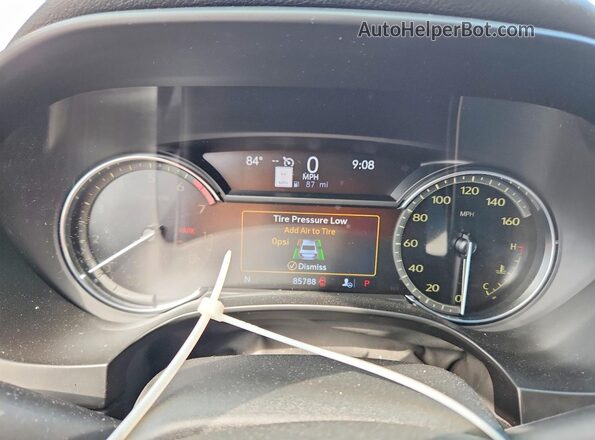 1G6DG5RK8M0107630 2021 CADILLAC CT4 Red Вид щитка приладів