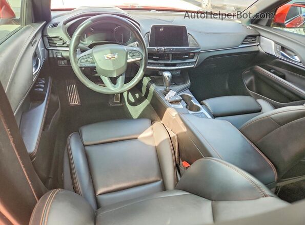 1G6DG5RK8M0107630 2021 CADILLAC CT4 Red Вид панелі приладів