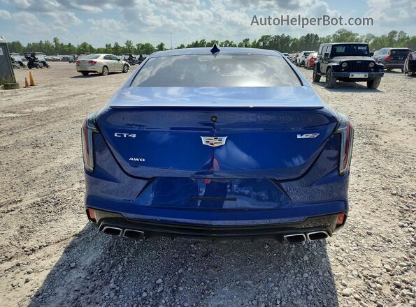 1G6DH5RL0N0102056 2022 CADILLAC CT4 Синий Вид сзади