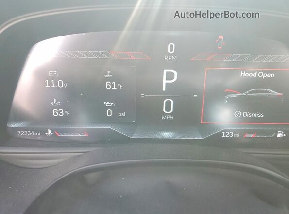 1G6DH5RL9M0127701 2021 CADILLAC CT4 Black Instrument cluster view