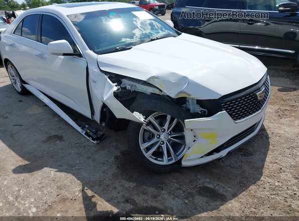 1G6DJ5RKXM0145040 2021 CADILLAC CT4 Белый Вид спереди