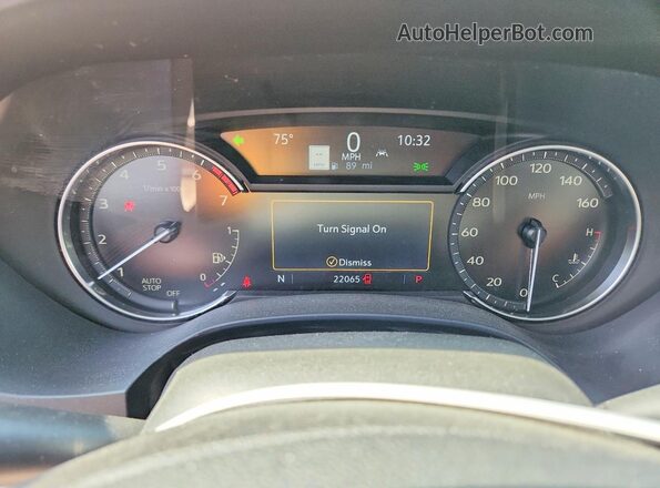 1G6DJ5RKXR0130920 2024 CADILLAC CT4 Синий Вид щитка приборов