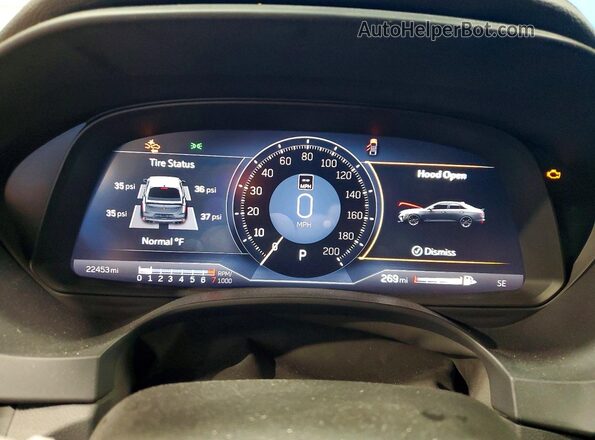 1G6DL5RP7P0410166 2023 CADILLAC CT4 Blue Սարքավորումների վահանակի տեսք