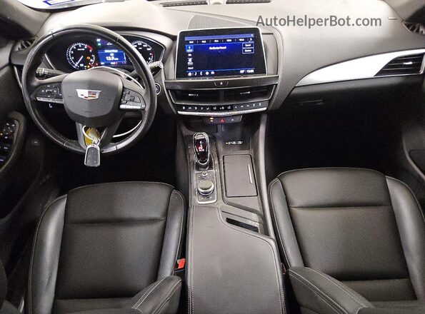 1G6DM5RK1P0115243 2023 CADILLAC CT5 White Вид панелі приладів