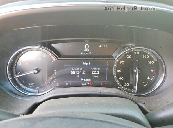 1G6DM5RK7M0116005 2021 CADILLAC CT5 Белый Вид щитка приборов