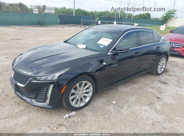 1G6DM5RKXL0150325 2020 CADILLAC CT5 Black Առջևի ձախ երեք քառորդ տեսարան