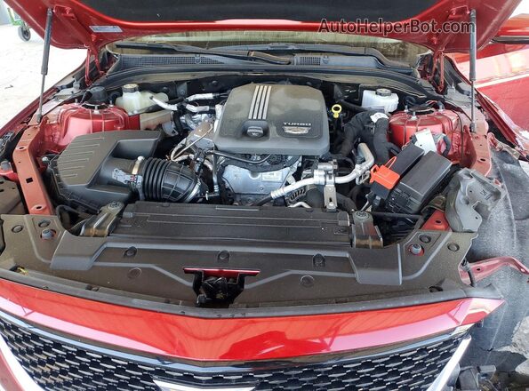 1G6DM5RKXN0118106 2022 CADILLAC CT5 Red Rear interior view