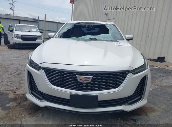 1G6DN5RK3L0139230 2020 CADILLAC CT5 White ხელსაწყოთა პანელის ხედი